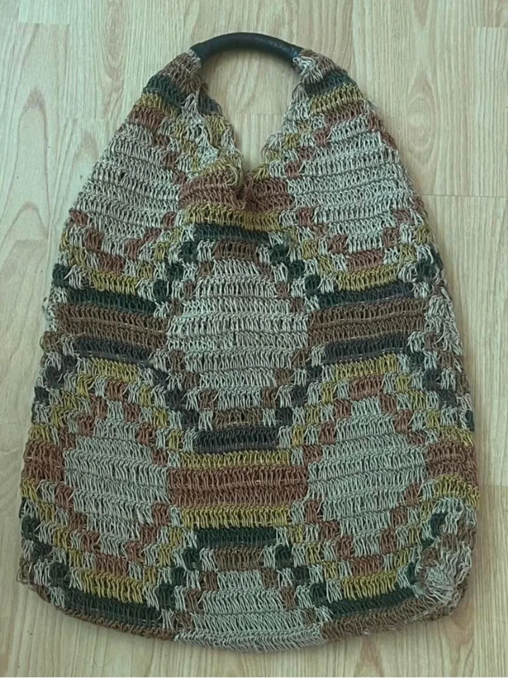 ZARA RAFFIA BUCKET WOVEN HOBO BAG